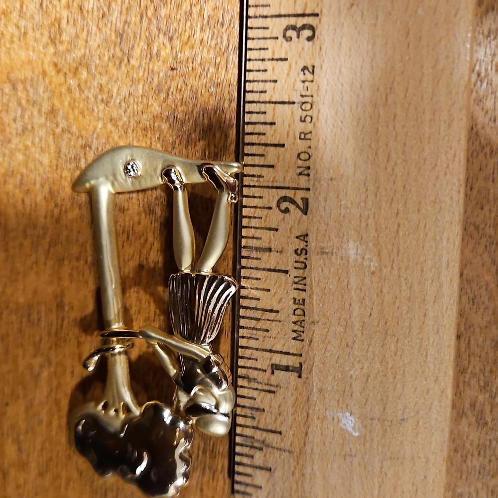 Golf Brooch - Picture 3 of 4